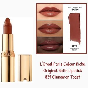 L'Oreal Paris Colour Riche Original Satin Lipstick - 839 Cinnamon Toast